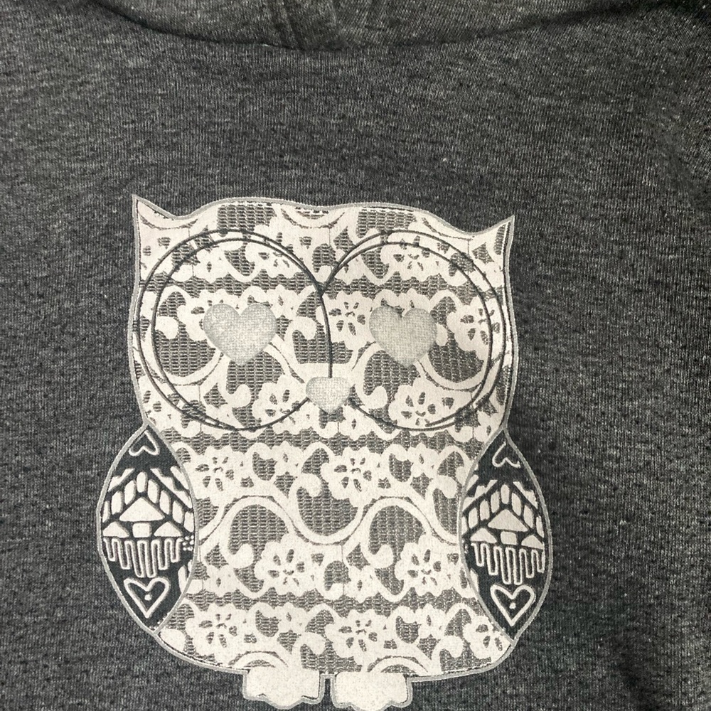 ❤️Owl Print Cozy Sweatshirt, size 10-12